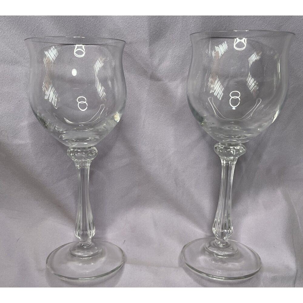 Mikasa Ardmore Wine glasses 7" tall
